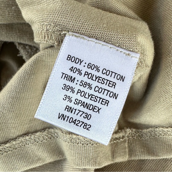 CONVERSE One Star ⭐️ Ladies Tan Belted Shawl Collar Wrap Cardigan - Sz SML - Picture 11 of 13